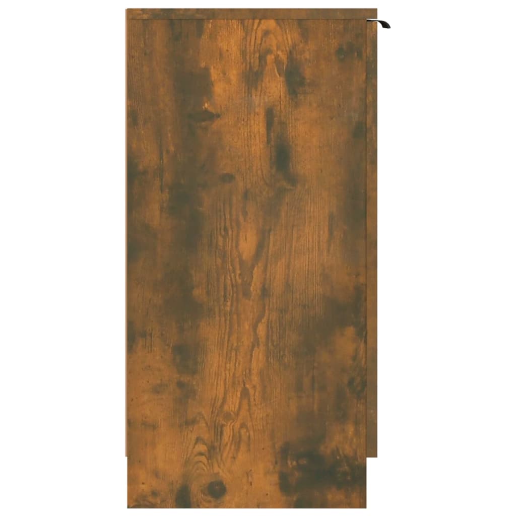 Schoenenkast 59x35x70 cm bewerkt hout gerookt eikenkleurig - Griffin Retail