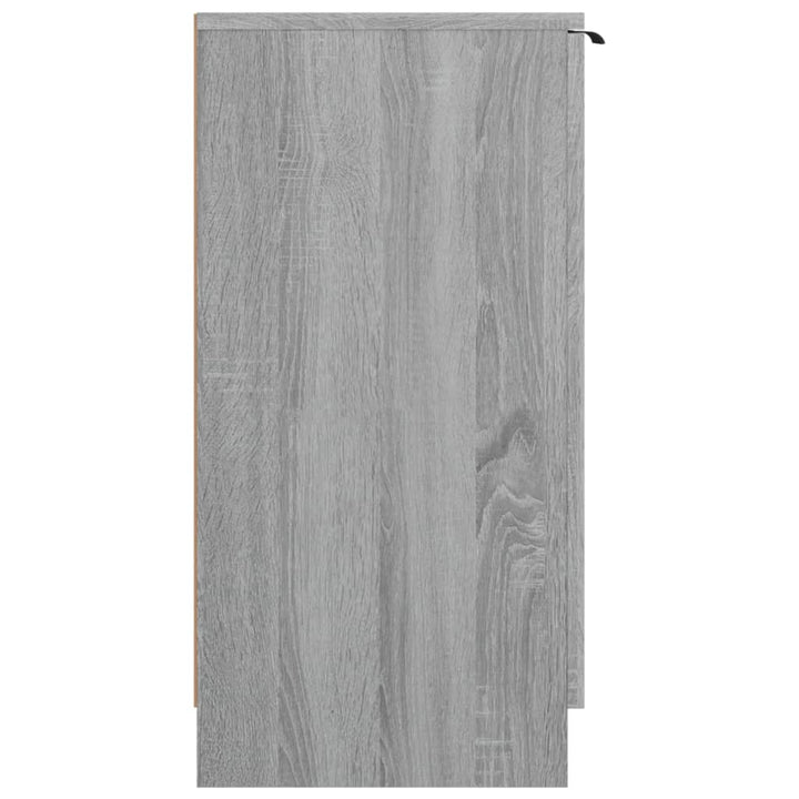 Schoenenkast 59x35x70 cm bewerkt hout grijs sonoma eikenkleurig - Griffin Retail