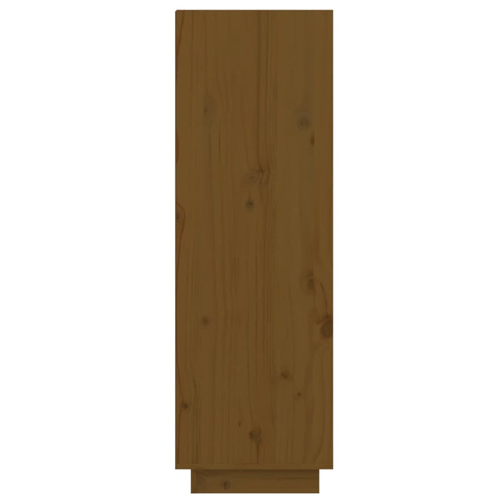 Schoenenkast 60x34x105 cm massief grenenhout honingbruin - Griffin Retail