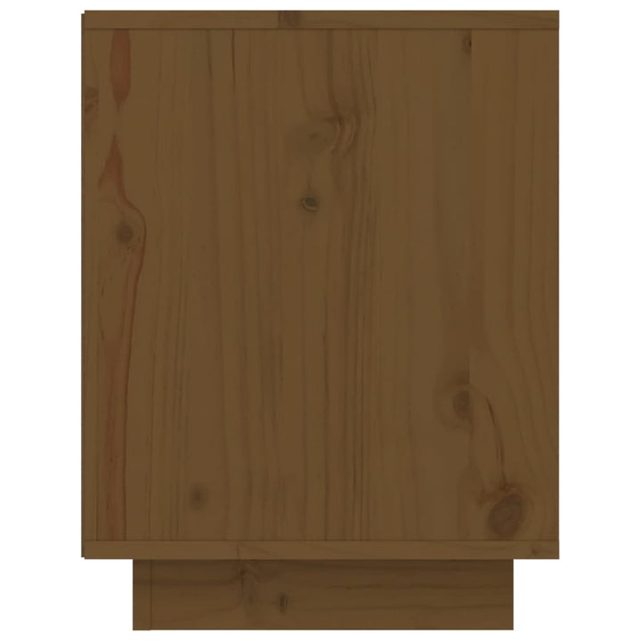 Schoenenkast 60x34x45 cm massief grenenhout honingbruin - Griffin Retail