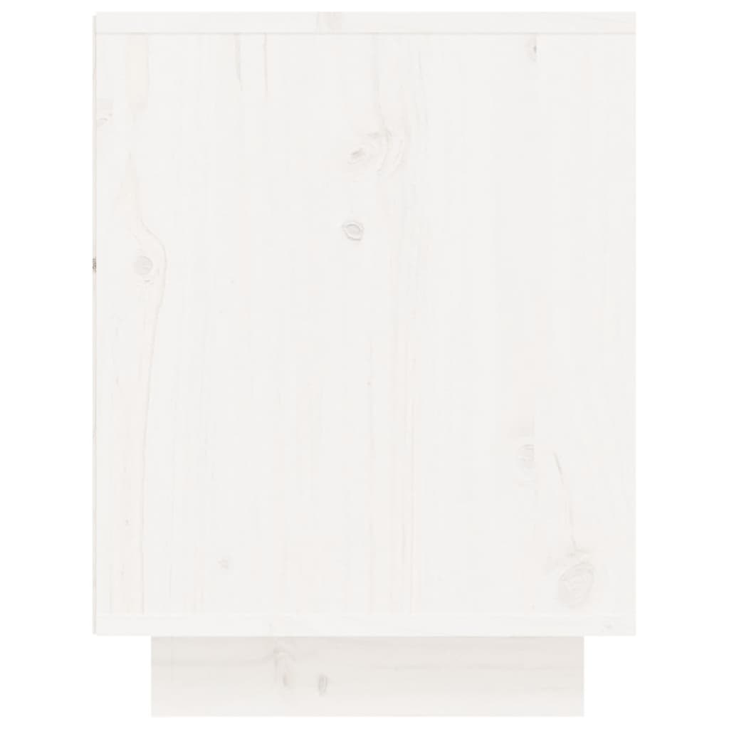 Schoenenkast 60x34x45 cm massief grenenhout wit - Griffin Retail