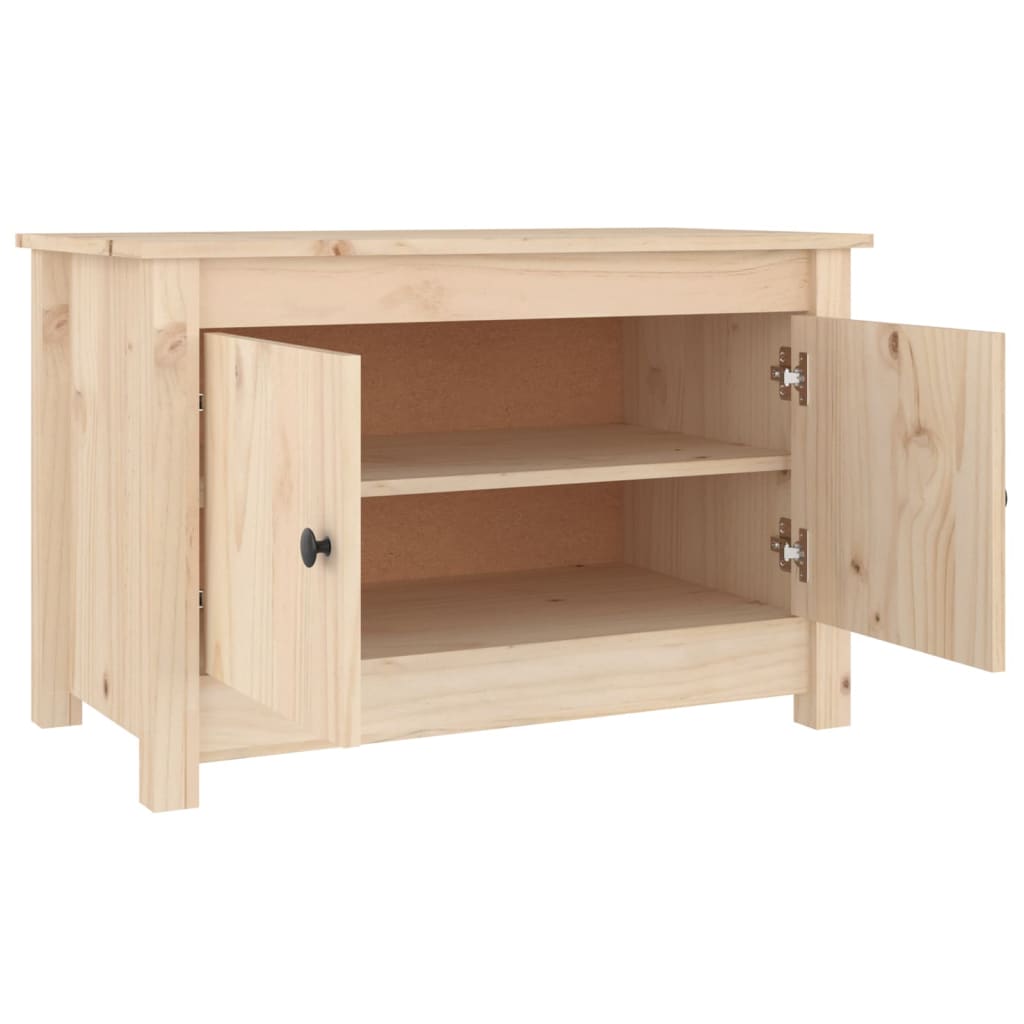 Schoenenkast 70x38x45,5 cm massief grenenhout - Griffin Retail