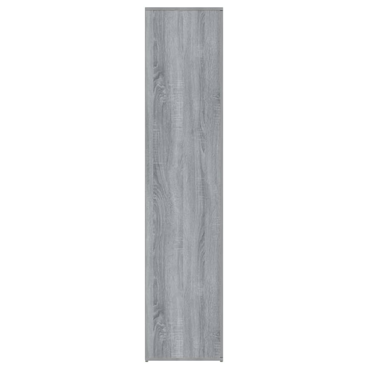 Schoenenkast 80x39x178 cm bewerkt hout grijs sonoma eikenkleur - Griffin Retail