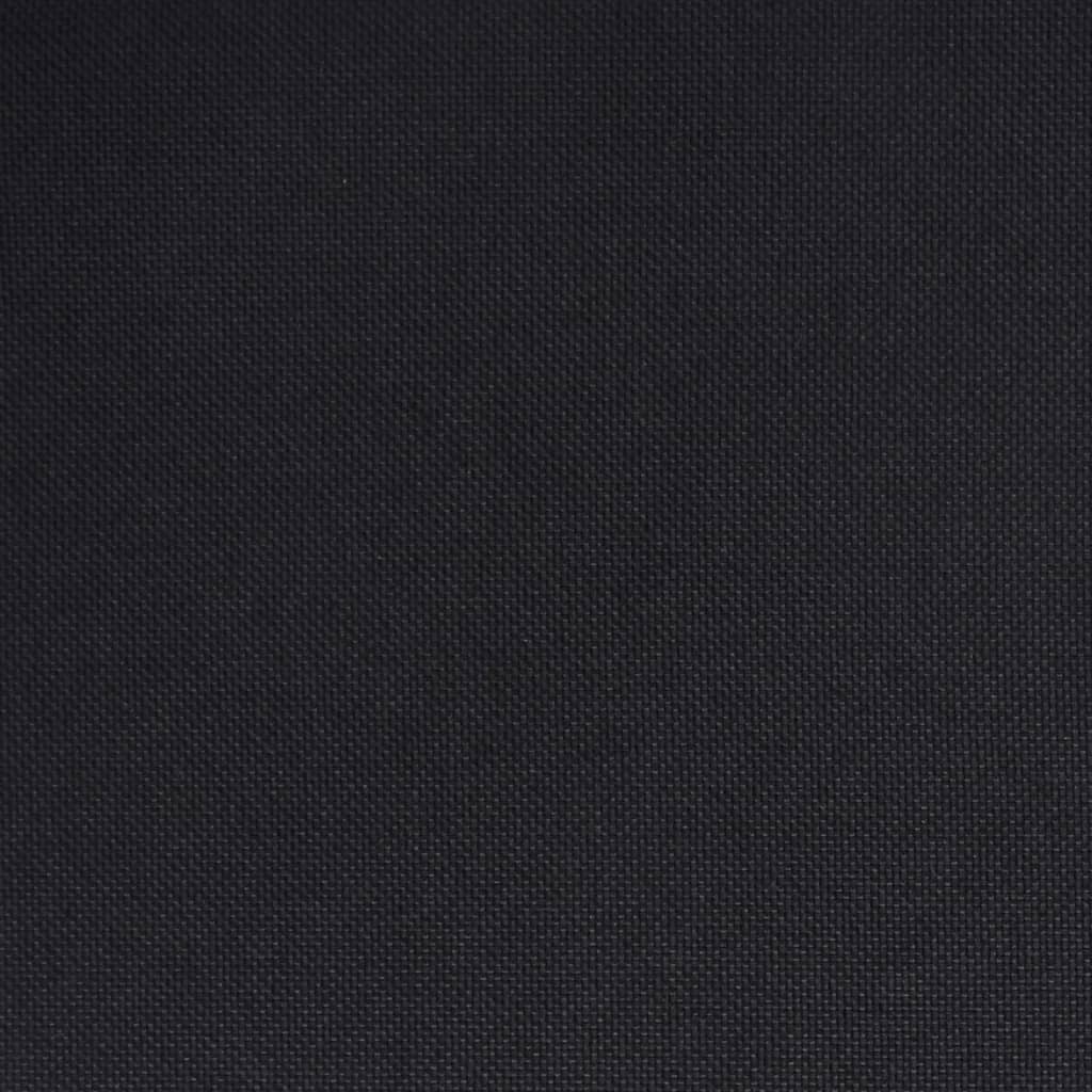 Schommelstoel met voetenbank stof zwart - Griffin Retail