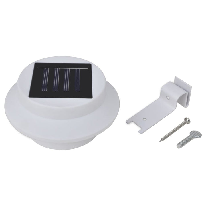 Schuttinglampen 12 st solar LED wit - Griffin Retail