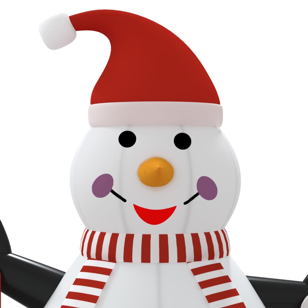 Sneeuwpop opblaasbaar met LED's 460 cm - Griffin Retail