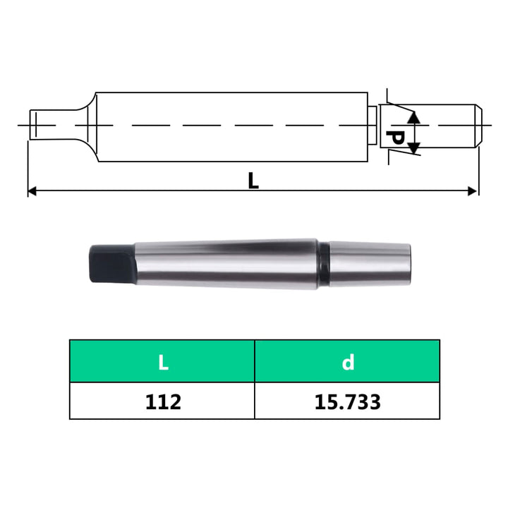 Snelspanboorkop MT2-B16 met 13 mm klembereik - Griffin Retail