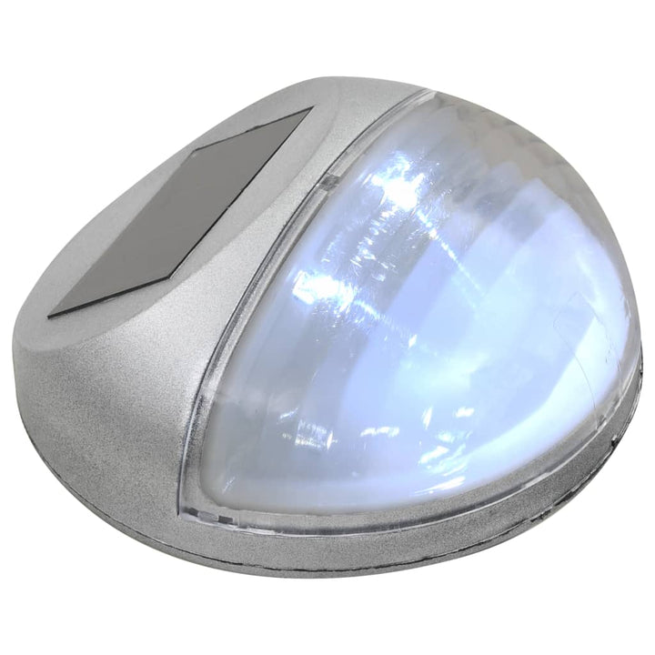 Solarwandlampen LED 24 st rond zilverkleurig - Griffin Retail