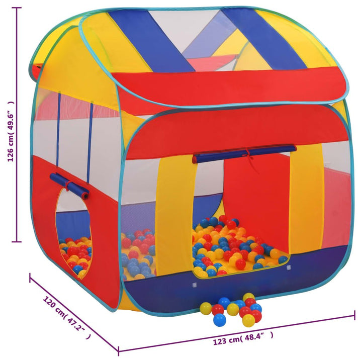 Speeltent met 550 Ballen 123x120x126 cm - Griffin Retail