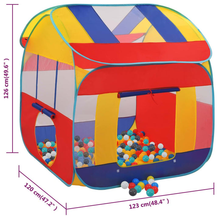 Speeltent met 550 Ballen 123x120x126 cm - Griffin Retail