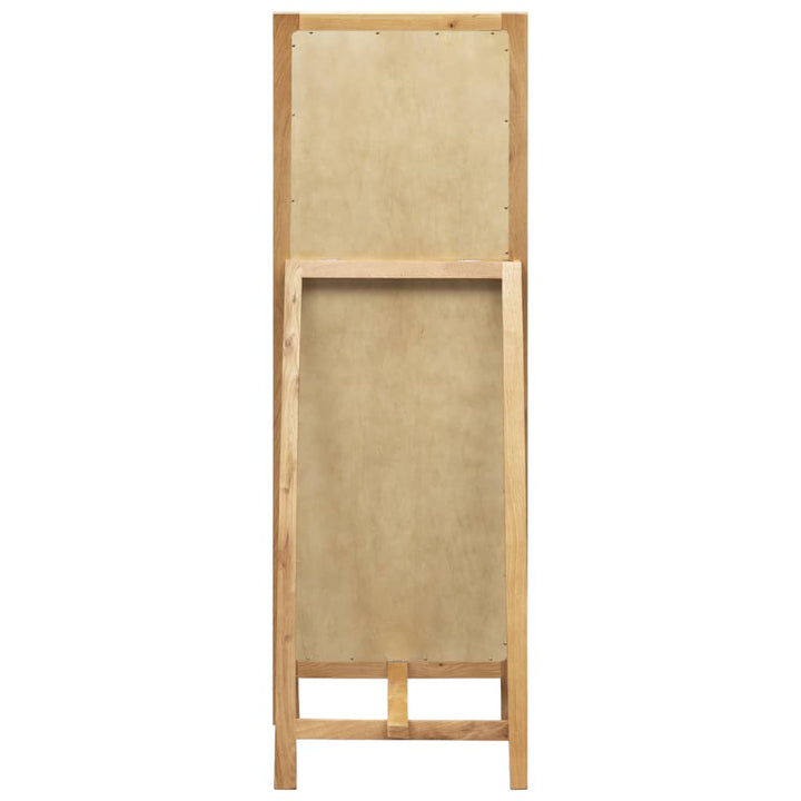 Spiegel vrijstaand 48x46,5x150 cm massief eikenhout - Griffin Retail