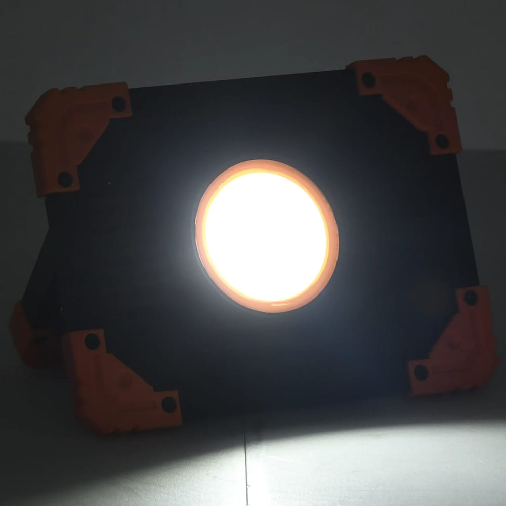Spotlight draagbaar LED ABS 10 W koudwit - Griffin Retail