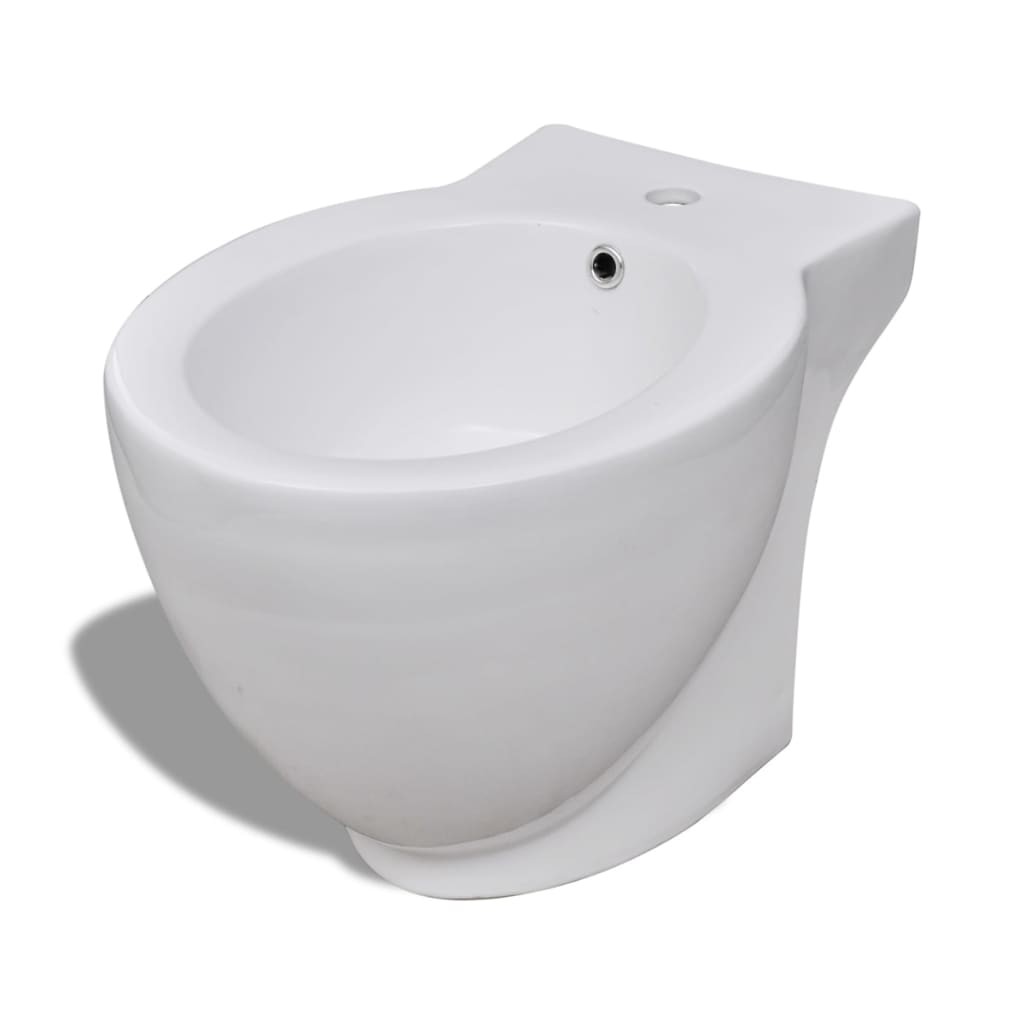 Staand toilet en bidet set (wit) - Griffin Retail