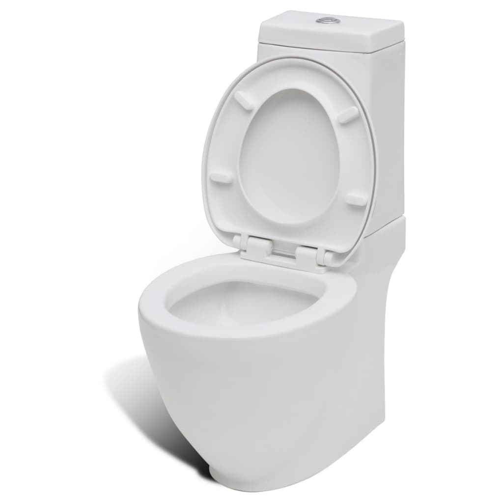 Staand toilet en bidet set (wit) - Griffin Retail