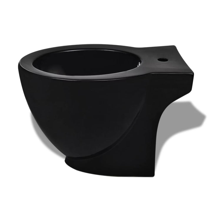 Staand toilet en bidet set (zwart) - Griffin Retail