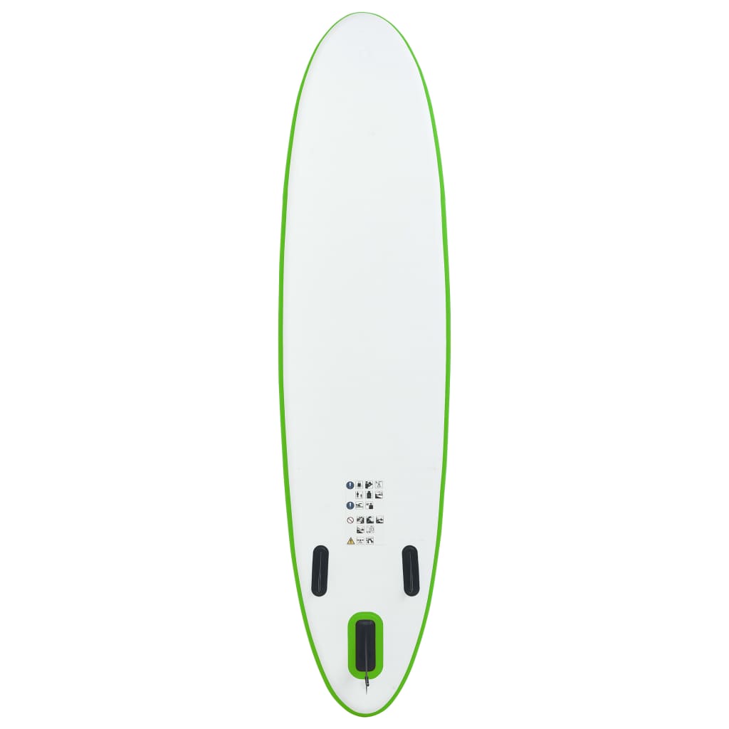 Stand-up paddleboard opblaasbaar groen en wit - Griffin Retail