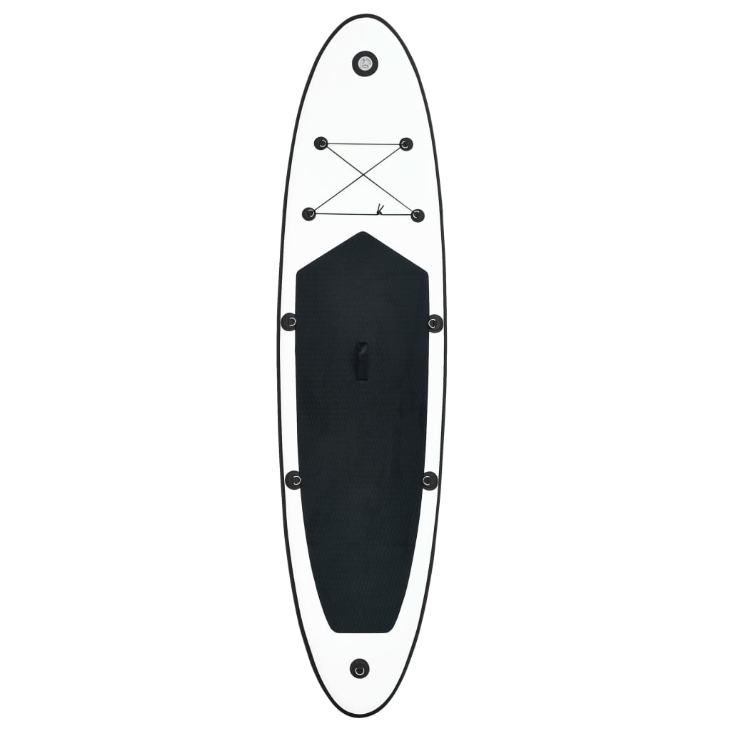 Stand-up paddleboard opblaasbaar zwart en wit - Griffin Retail