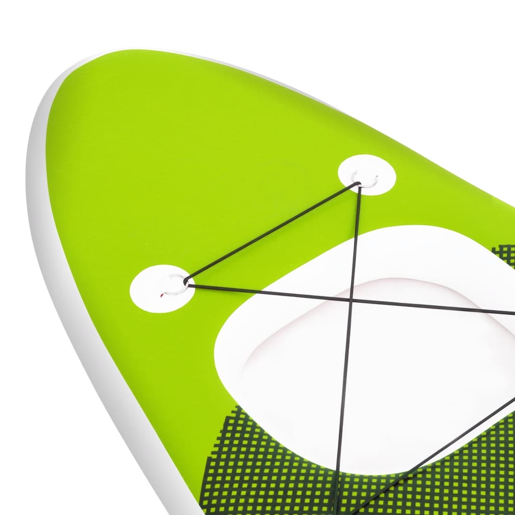 Stand Up Paddleboardset opblaasbaar 300x76x10 cm groen - Griffin Retail