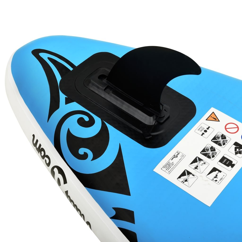 Stand Up Paddleboardset opblaasbaar 305x76x15 cm blauw - Griffin Retail
