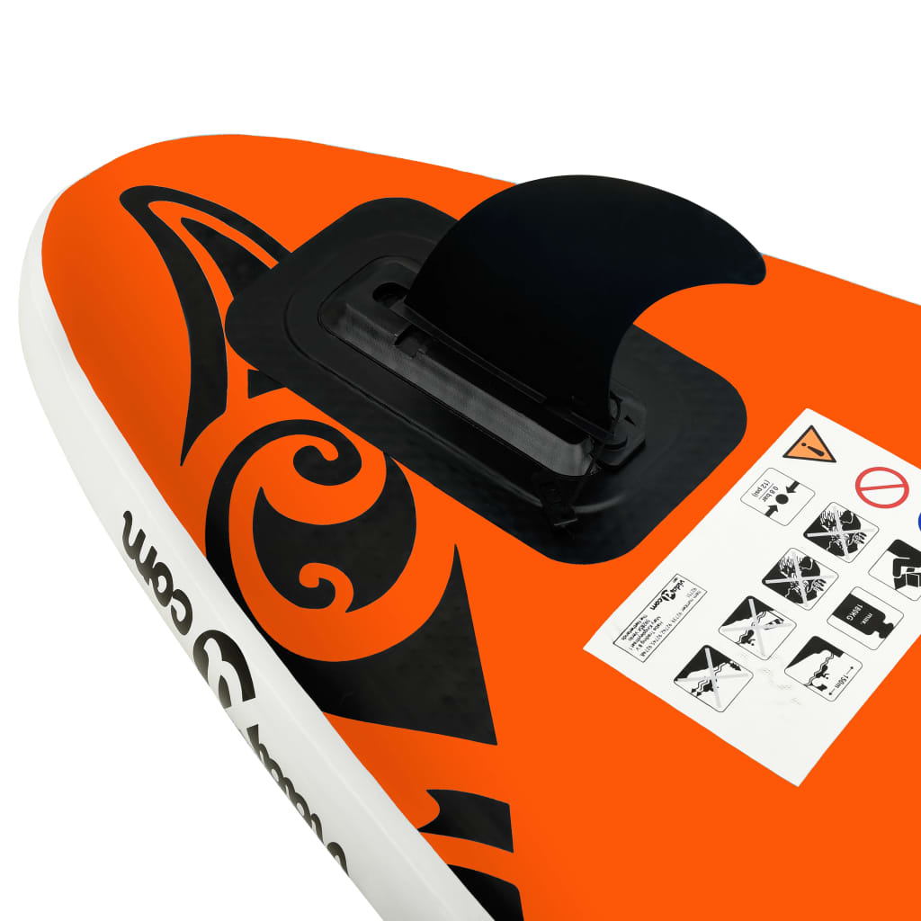 Stand Up Paddleboardset opblaasbaar 305x76x15 cm oranje - Griffin Retail