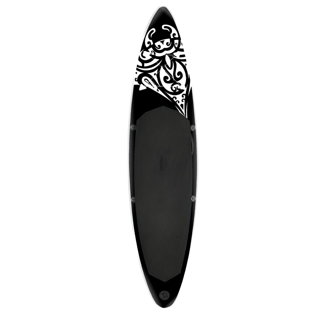 Stand Up Paddleboardset opblaasbaar 305x76x15 cm zwart - Griffin Retail