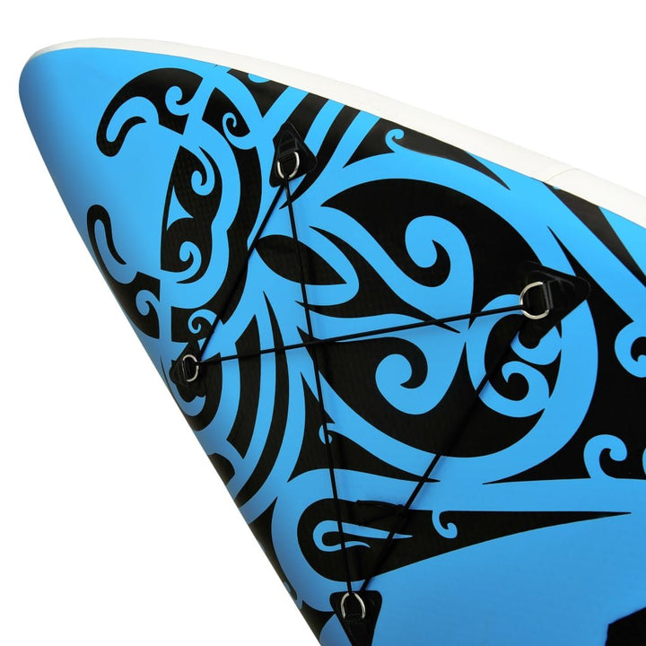 Stand Up Paddleboardset opblaasbaar 320x76x15 cm blauw - Griffin Retail