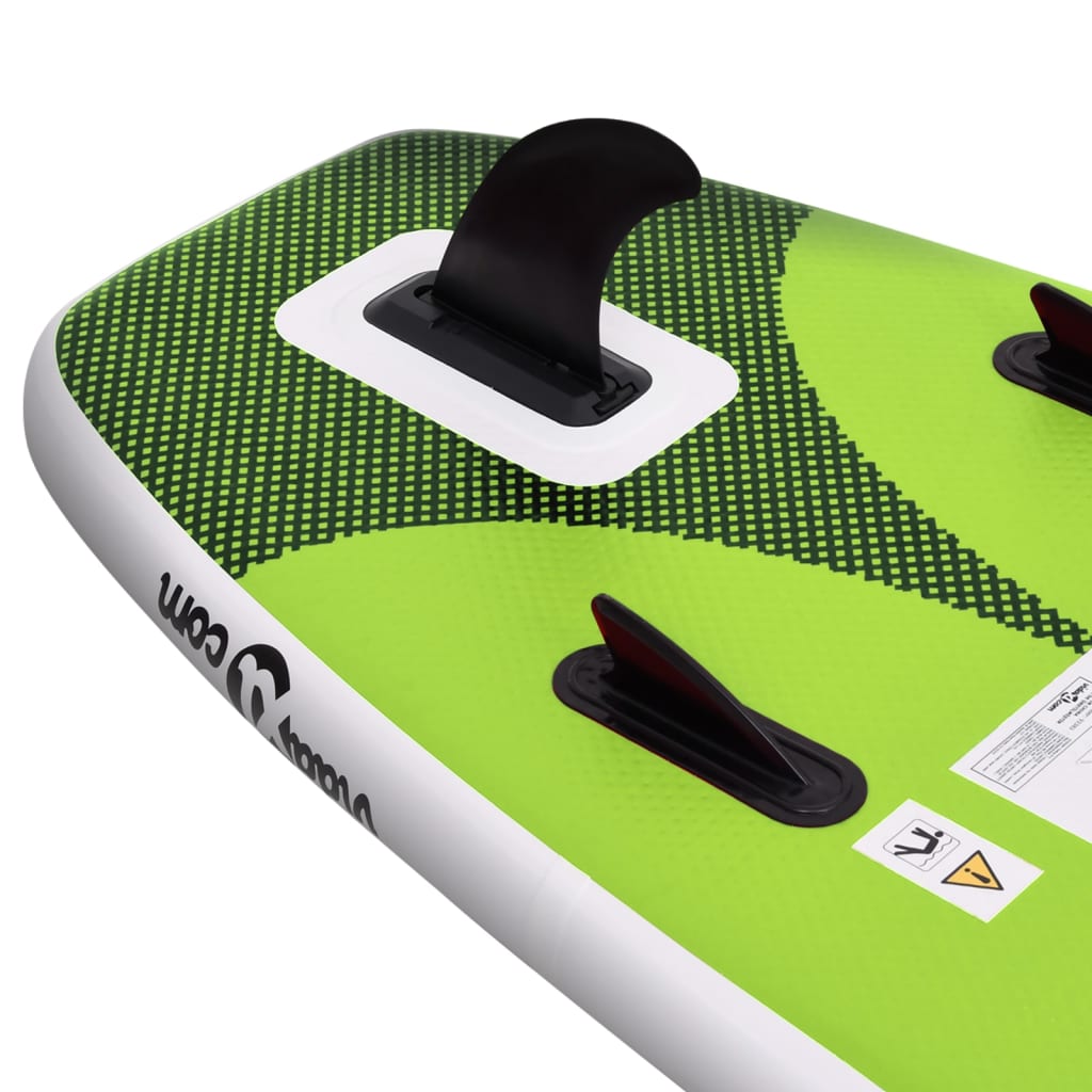 Stand Up Paddleboardset opblaasbaar 330x76x10 cm groen - Griffin Retail
