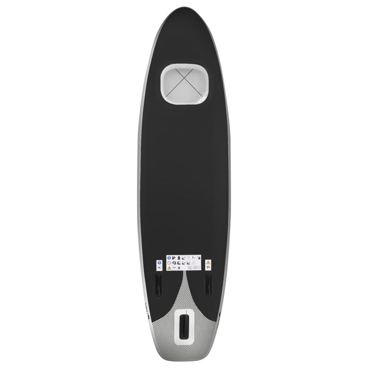Stand Up Paddleboardset opblaasbaar 330x76x10 cm zwart - Griffin Retail
