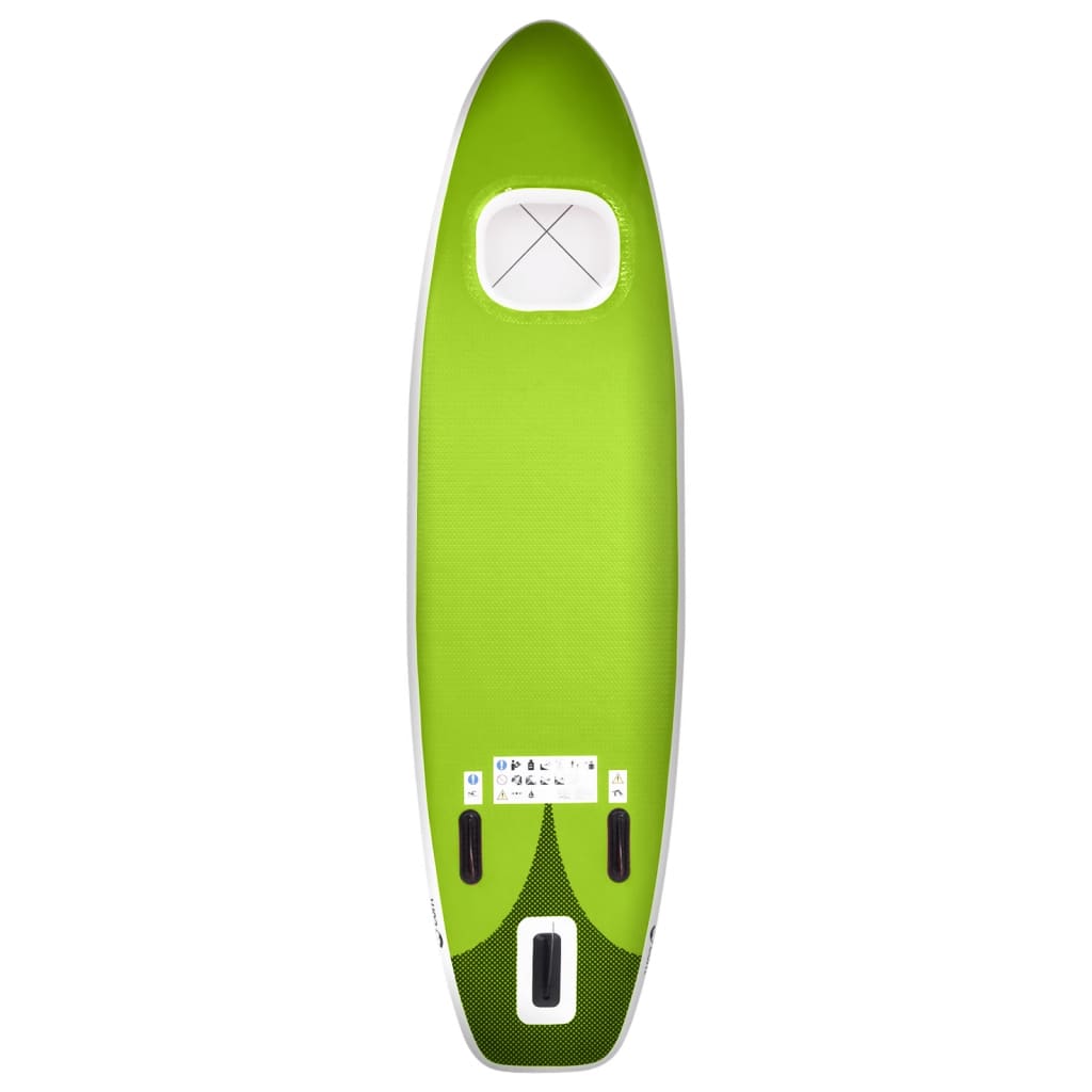 Stand Up Paddleboardset opblaasbaar 360x81x10 cm groen - Griffin Retail