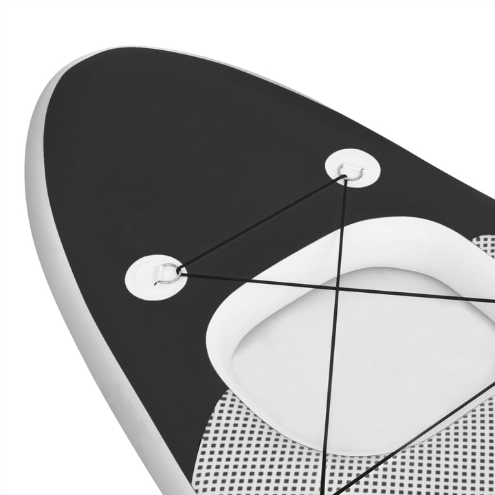 Stand Up Paddleboardset opblaasbaar 360x81x10 cm zwart - Griffin Retail