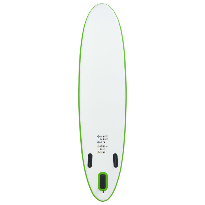 Stand Up Paddleboardset opblaasbaar groen en wit - Griffin Retail