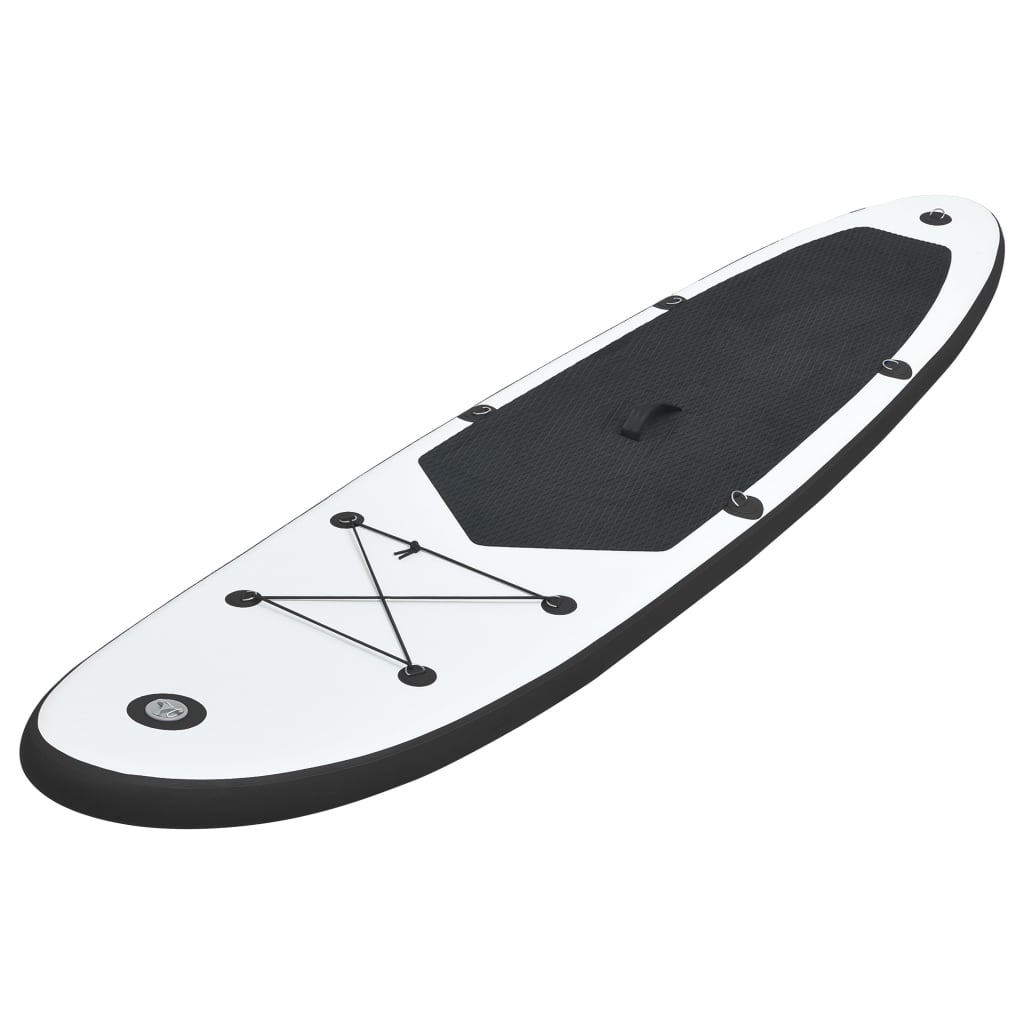 Stand Up Paddleboardset opblaasbaar zwart en wit - Griffin Retail