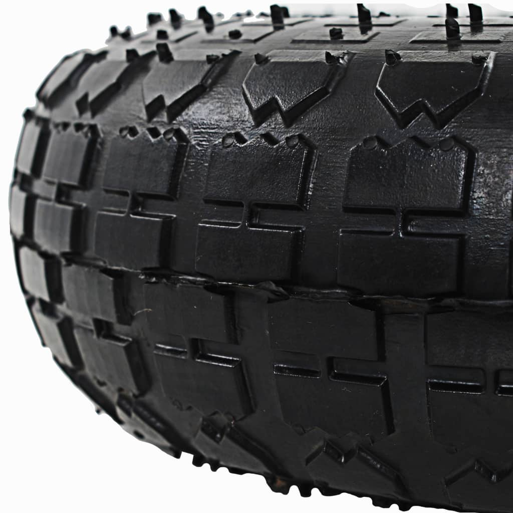 Steekwagenwielen 4,10/3,50-4 (260x83) rubber 4 st - Griffin Retail