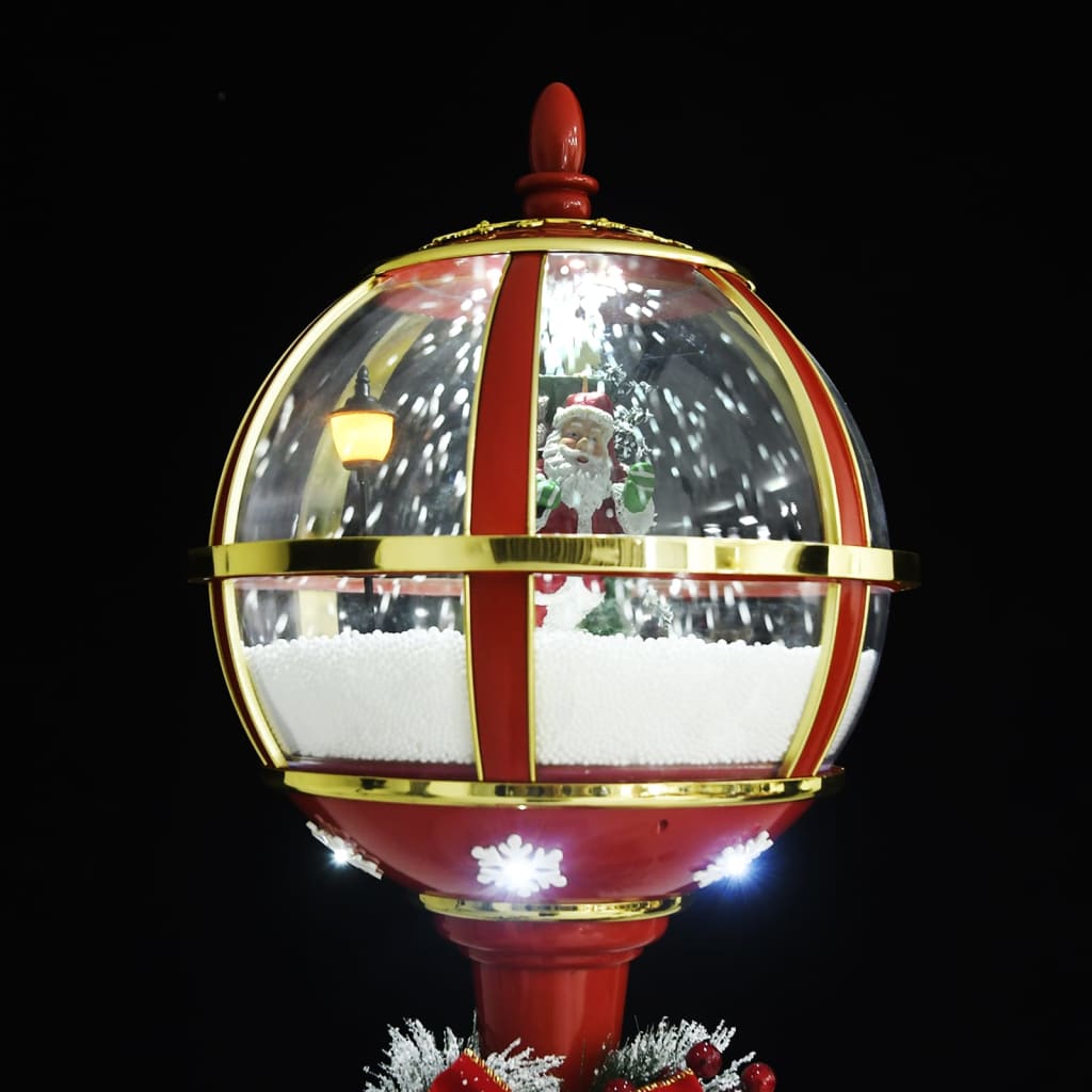 Straatlantaarn met kerstman LED 175 cm - Griffin Retail
