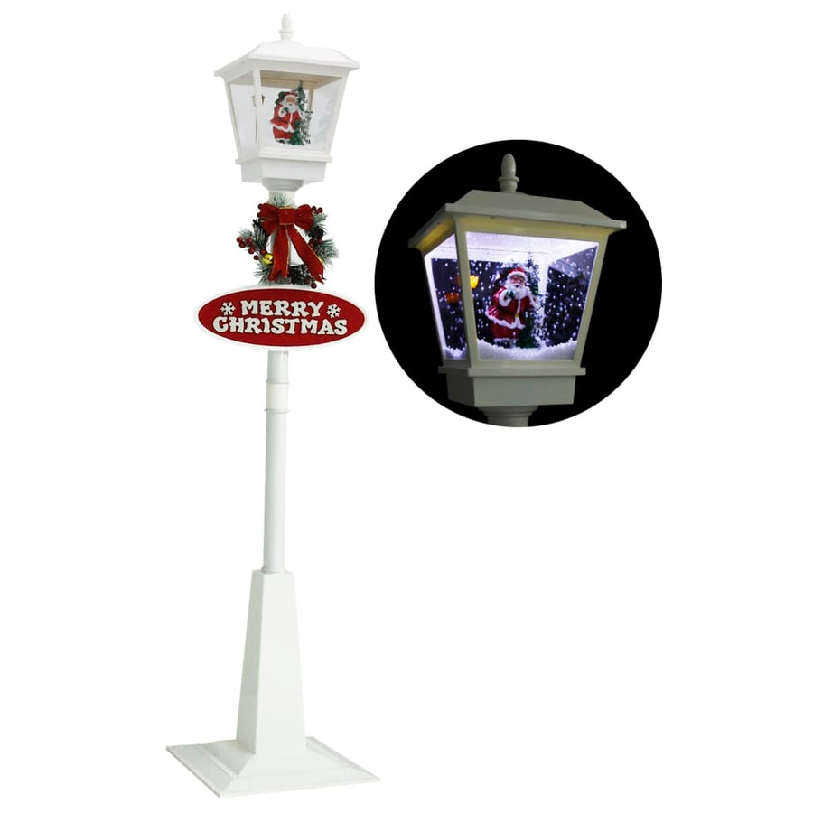 Straatlantaarn met kerstman LED 180 cm - Griffin Retail
