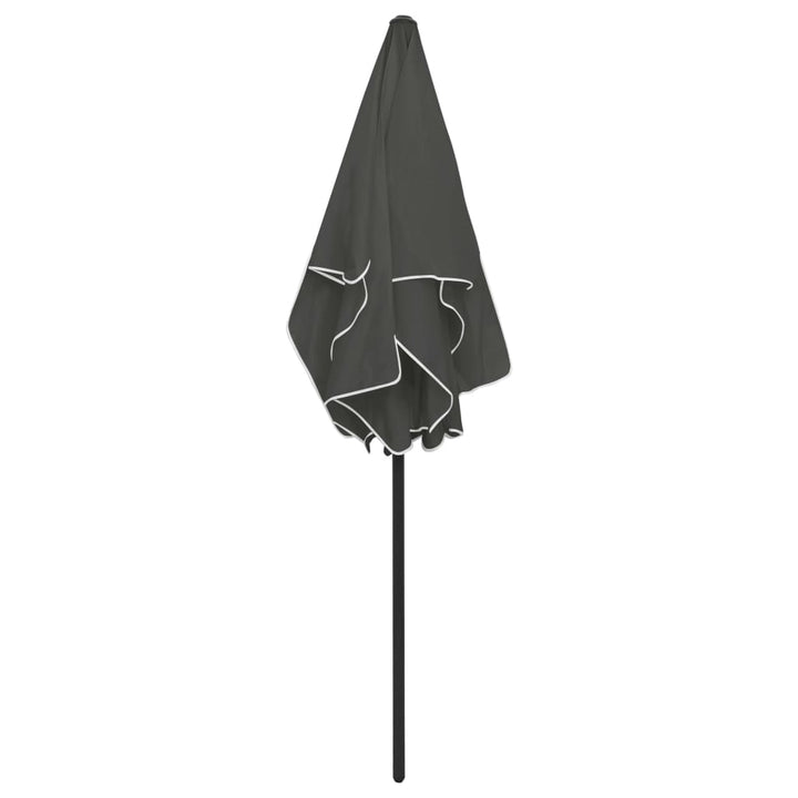 Strandparasol 180x120 cm antracietkleurig - Griffin Retail