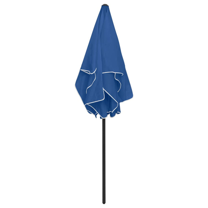 Strandparasol 180x120 cm azuurblauw - Griffin Retail