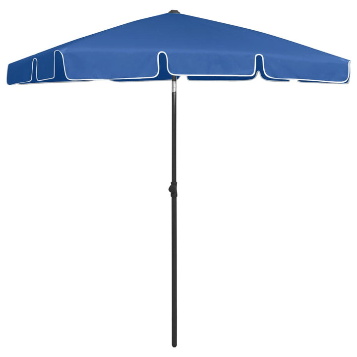 Strandparasol 180x120 cm azuurblauw - Griffin Retail