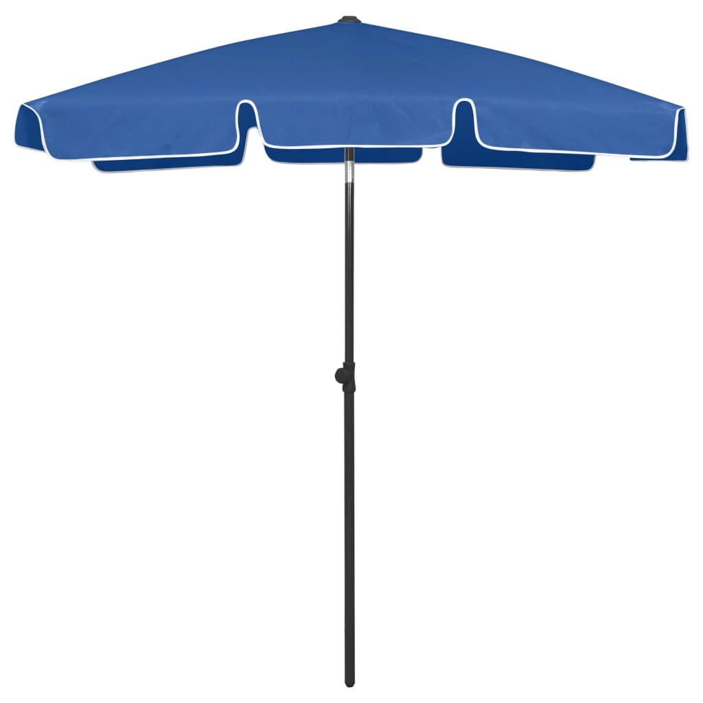 Strandparasol 180x120 cm azuurblauw - Griffin Retail