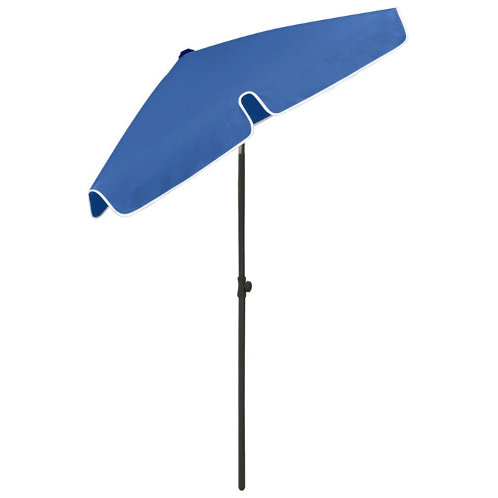 Strandparasol 180x120 cm azuurblauw - Griffin Retail