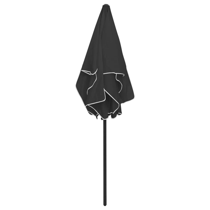 Strandparasol 180x120 cm zwart - Griffin Retail