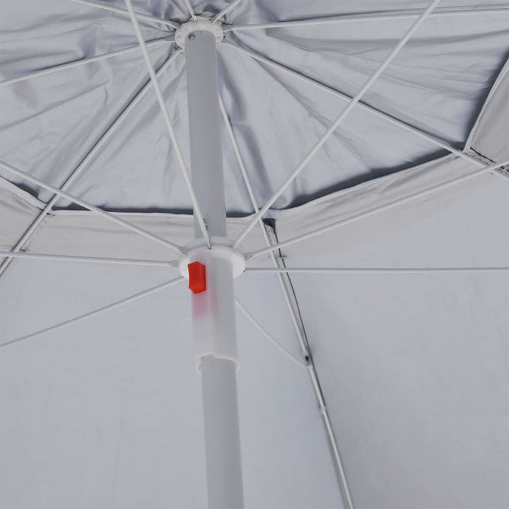 Strandparasol met zijwanden 215 cm antracietkleurig - Griffin Retail