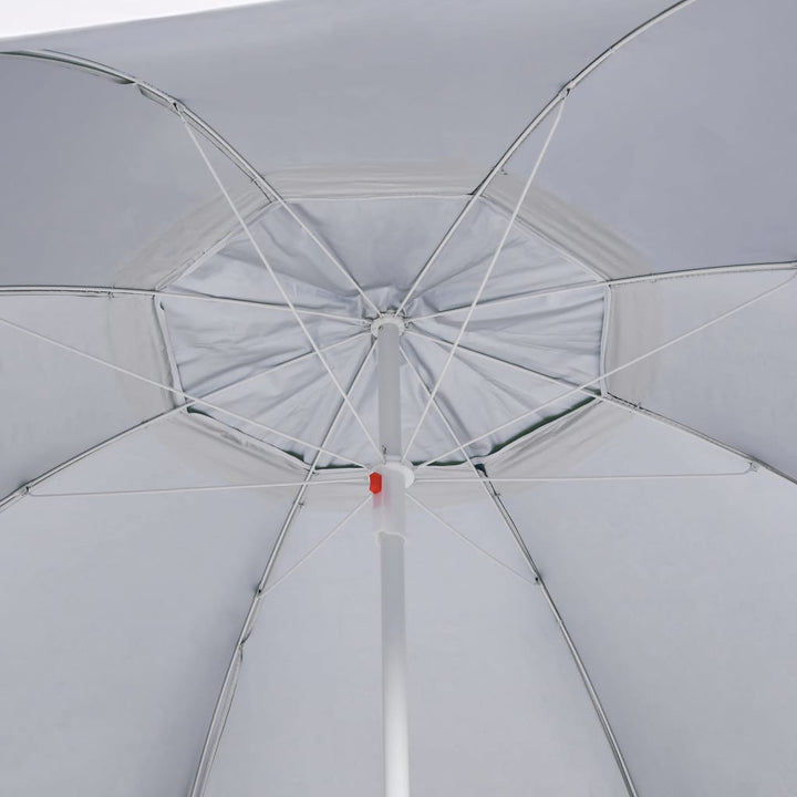 Strandparasol met zijwanden 215 cm groen - Griffin Retail