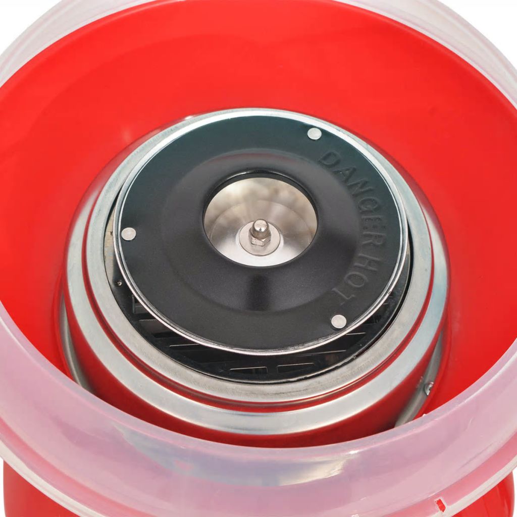 Suikerspinmachine 480 W rood - Griffin Retail