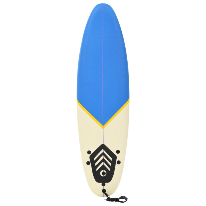Surfplank 170 cm blauw en crème - Griffin Retail