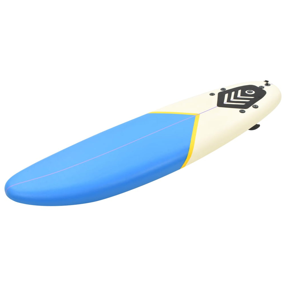 Surfplank 170 cm blauw en crème - Griffin Retail