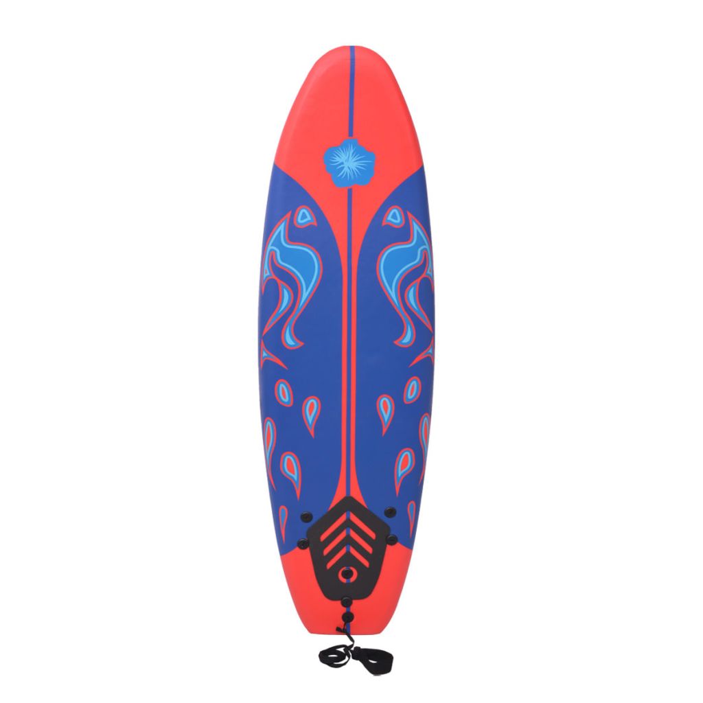 Surfplank 170 cm blauw en rood - Griffin Retail