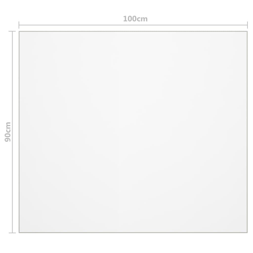 Tafelbeschermer 100x90 cm 2 mm PVC mat - Griffin Retail