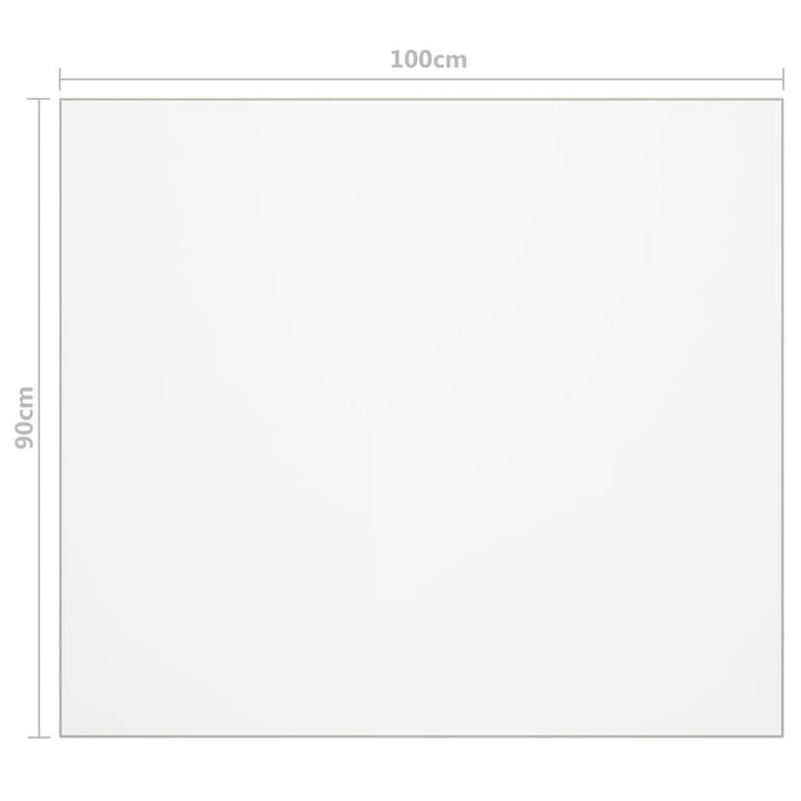 Tafelbeschermer 100x90 cm 2 mm PVC mat - Griffin Retail