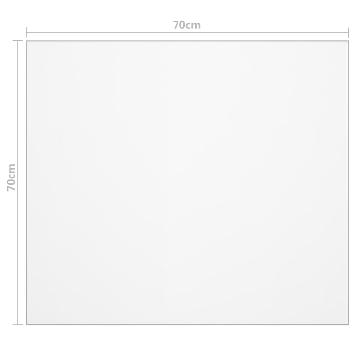 Tafelbeschermer 70x70 cm 2 mm PVC mat - Griffin Retail